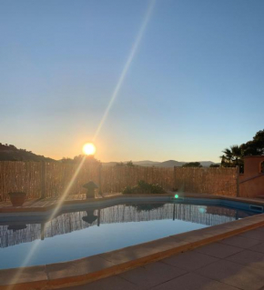 Logement avec piscine, sauna et vue imprenable